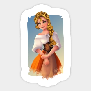 THE GOLDEN GIRL MARIE Sticker